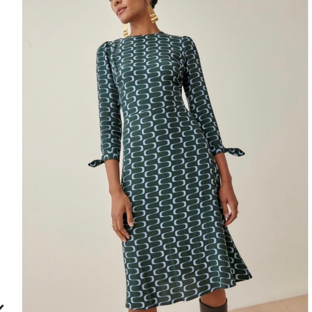 Reformation Port midi dress